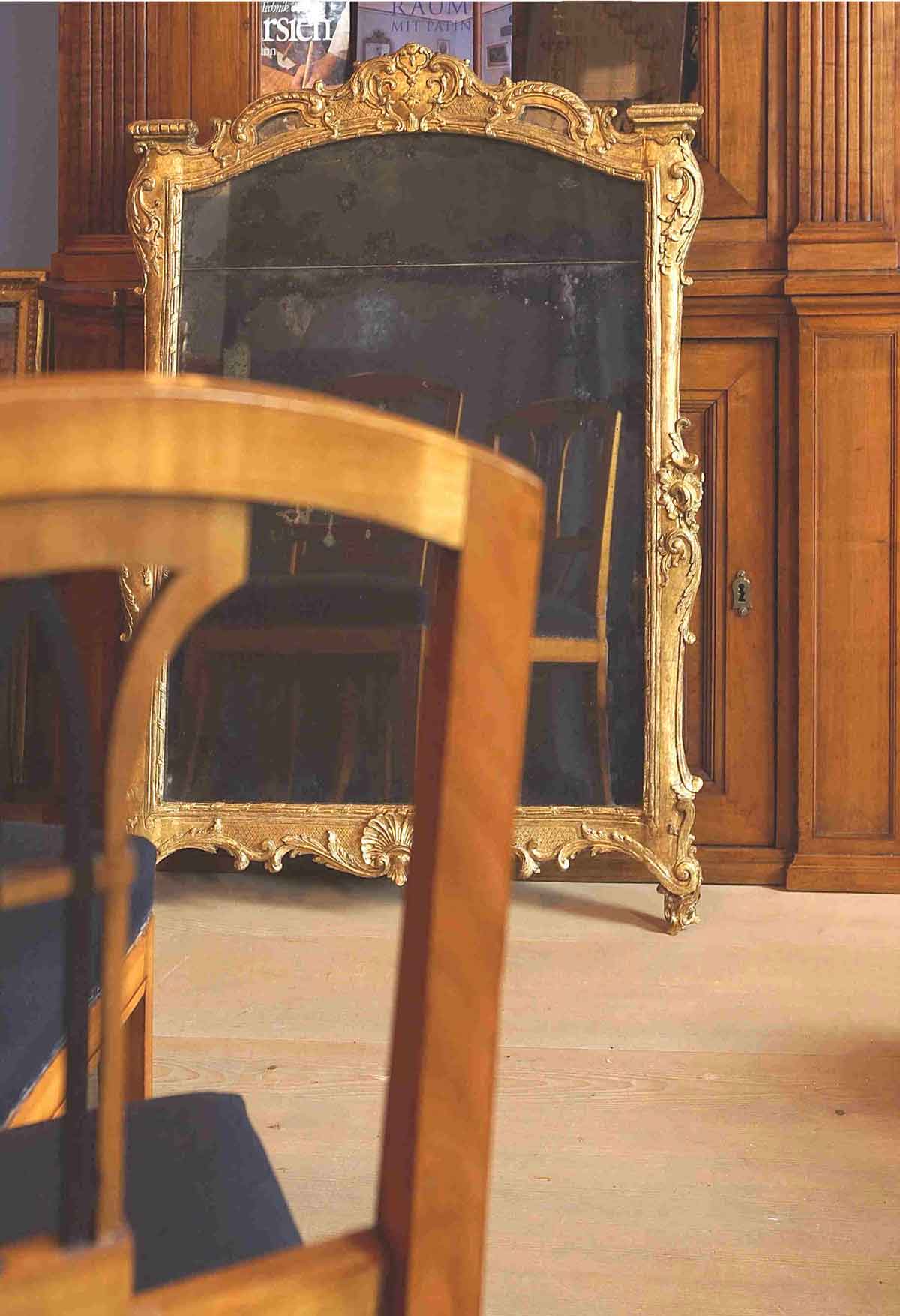Antike Spiegel Anfang 18. Jahrhundert
