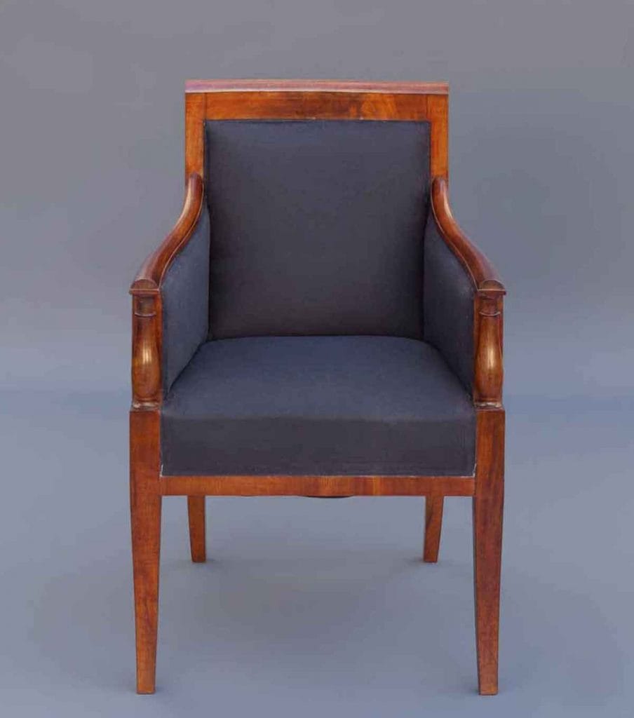 Empire Bergere Detail3 Französischer Armlehnsessel